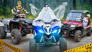 Ghost Rider on a quad bike 👻