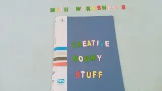 DIY Math worksheets for kids | Wipe and write worksheets for preschool | Brain boosters |