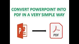 Convert Powerpoint into PDF