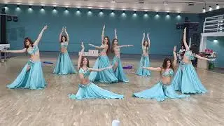 Mejance Formation, bellydance group "Alnair" Moscow