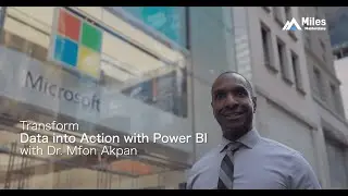 Transform Data into Action with Power BI with Mfon Akpan | Trailer | Miles Masterclass