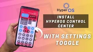 Install HyperOS Control Center On Any Xiaomi,Redmi Or Poco Smartphone #XiaomiHyperOS #HyperOS