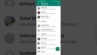 How to open a whatsapp group