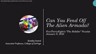 Can You Fend Off The Alien Armada?  FiveThirtyEight's The Riddler Puzzle for January 6, 2023