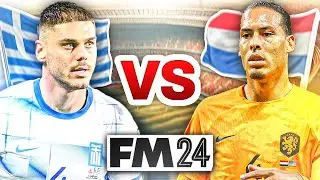 Greece Vs Netherlands | FM24 Build a Nation | Episode 4 | Football Manager 2024 Save