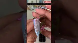 ꧁⋆.🫧˚ quick tutorial 03 mermaid aurora nails ˚𓇼.⋆꧂