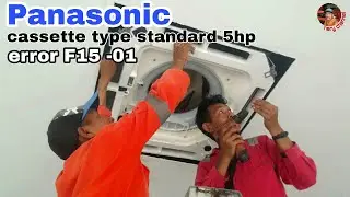 Panasonic cassette type timer light blinking error F15-01