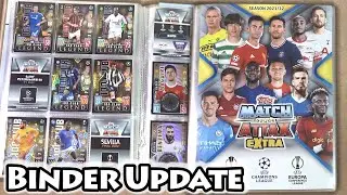 MATCH ATTAX EXTRA 2021/22 Binder Update | Our Collection Progress | 100 Clubs & Limited Editions