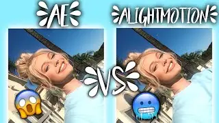 AE VS ALIGHTMOTION // RECREATING AN AE EDIT ON ALIGHTMOTION🌸