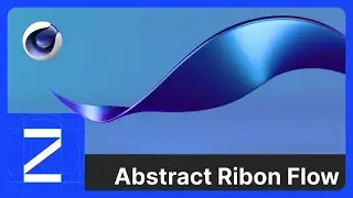 C4D TUTORIAL - Abstract Art-directable Wavy Flow