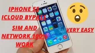 Iphone 5s icloud bypass / iphonr 5s icloud id bypass with sim network 100% work