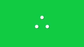 Simple Loading Animation | Green screen