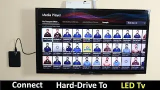 Simple Way to connect Hard Drive to Led Tv