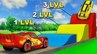 Big & Small Cars vs Low, Medium, High Ramp in Teardown