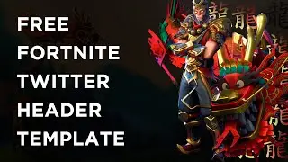 Fortnite Header (Free Twitter Header Template)