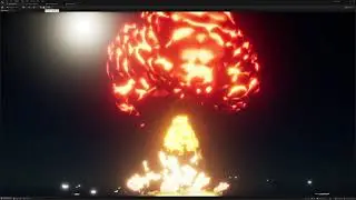 FRAME BY FRAME - Unreal Engine 5 Oppenheimer Tribute Nuke using Fluid Ninja and Point Cloud replay