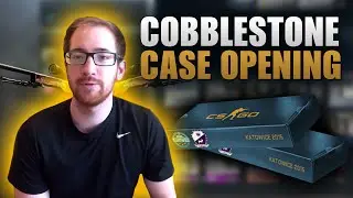 7 COBBLESTONE CASE OPENINGS (CS:GO): AWP DRAGON LORE HYPE | OpTicBigTymeR