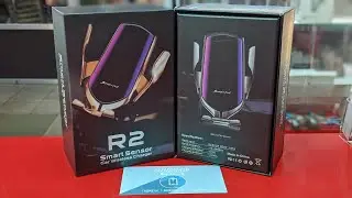 Сенсорный держатель в авто Smart Sensor R2 с Type-C - РАСПАКОВКА