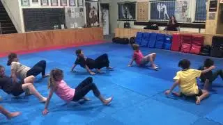 Crawling like an animal