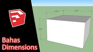 Bahas dimensions pada SketchUp