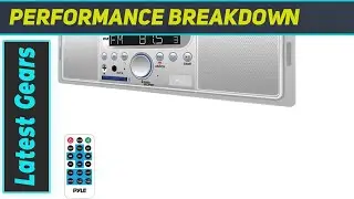 Pyle Marine Bluetooth Stereo Radio - PLMR7BTW: Experience Seamless Audio on Your Boat