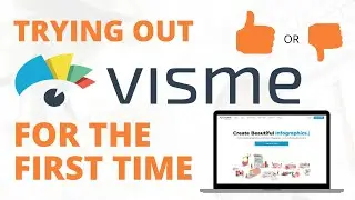 Trying Out VISME for the first time | INFOGRAPHIC Tutorial