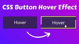 CSS Button Hover Effects | Button Hover Effect CSS | CSS Button Border Animation | Bangla Tutorial