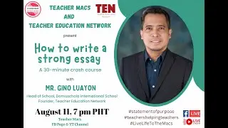 HOW TO WRITE A STRONG ESSAY - STATEMENT OF PURPOSE | Special Vlog  | Munggogogo Fridays | Pinoy ALT