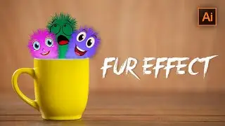 Fur Effect | Adobe Illustrator CC Tutorial