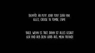 ASP - Geh und heb dein Grab aus, mein Freund (Lyrics + traduction FR)