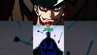 Mihawk vs zoro 