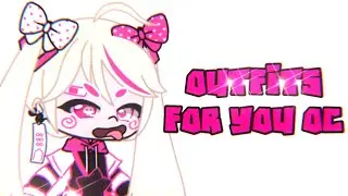 Outfits for you oc (pink & black edition) | gachaclub