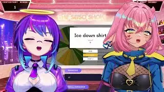 The Ice down Melody's shirt traveled further than expected..