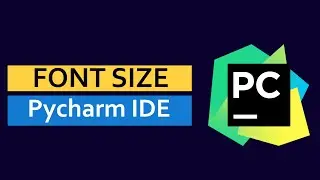 How To Change Font Size In Pycharm IDE | Python | Codingfacts