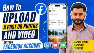 How To Upload A Post or  photos and video on your Facebook account #post #facebook #uploads