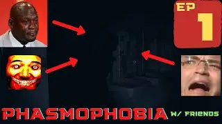 HOW DID I SURVIVE THIS BANSHEE ENCOUNTER? | Phasmophobia with friends (Episode 1)