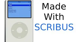Scribus 1.4.5 - Drawing with Scribus -  iPod