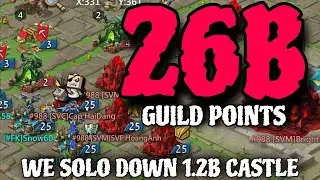 Lords Mobile| Snow60 & LordFranciss ON A SOLO MISSION - 26B GUILD POINTS KVK!