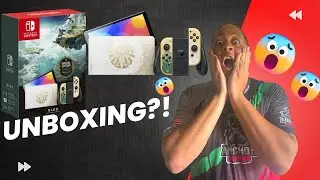 Unboxing!!! The Legend of Zelda: Tears of the Kingdom Nintendo Switch OLED Model!!!