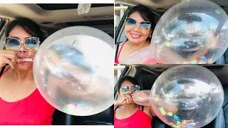 Blowing balloon 🎈 