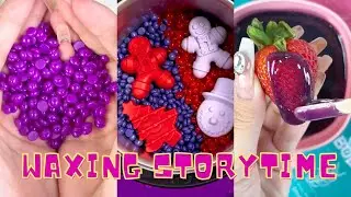🌈✨ Satisfying Waxing Storytime ✨😲 