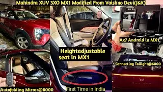 🥰 Mahindra Xuv 3xo MX1 Modified From Vaishno Devi✅ Heightadjustable seat in MX1✅ Xuv 3xo MX1✅ 3xo