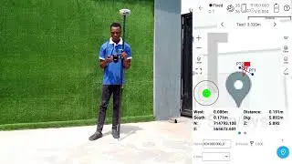 GNSS TUTORIAL -  HOW TO STAKE OUT A LINE WITH 2 POINTS IN SURVEY MASTER ANDROID APPLICATION