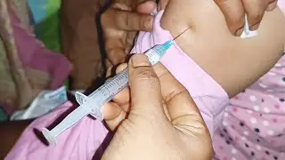 IM Intramuscular Arm injection Push. Triamcinolone  injection Video.  24 Ep 101 Anik Health Tips