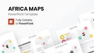 Africa Maps PowerPoint Template l Google Slides, Keynote