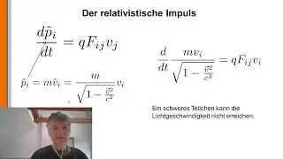 Elektrodynamik 6: Die Ruheenergie in der Relativitätstheorie