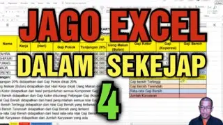 FILTER DATA EXCEL || JAGO EXCEL DALAM SEKEJAP PART 4 UNTUK ADMIN KANTOR MAHASISWA PELAJAR DAN UMUM