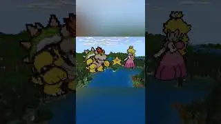 Peaches Minecraft Pixel art