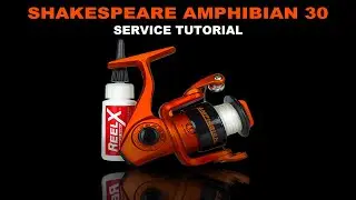 Shakespeare Amphibian SERVICE Tutorial - Fishing Reel Repair