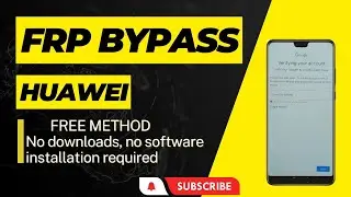 Huawei P8 Lite FRP Bypass | Huawei P8 Lite Google Account Remove FRP Bypass